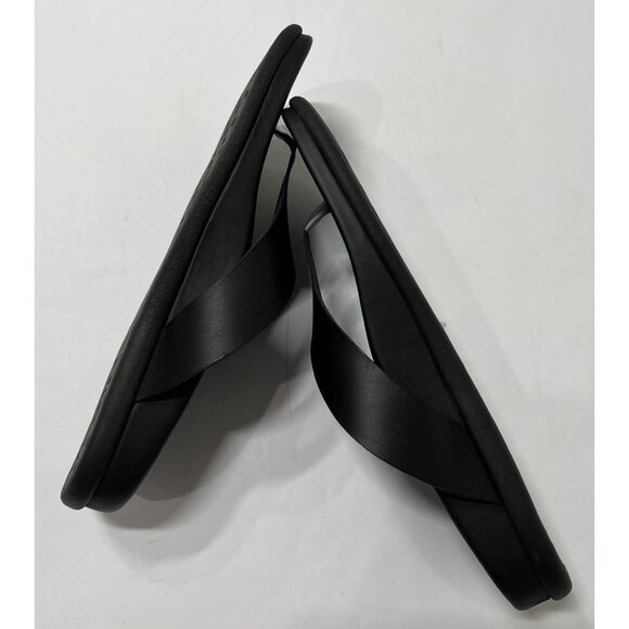 Ancient Greek Sandals Charys Leather Sandals in Black - Picture 8 of 9